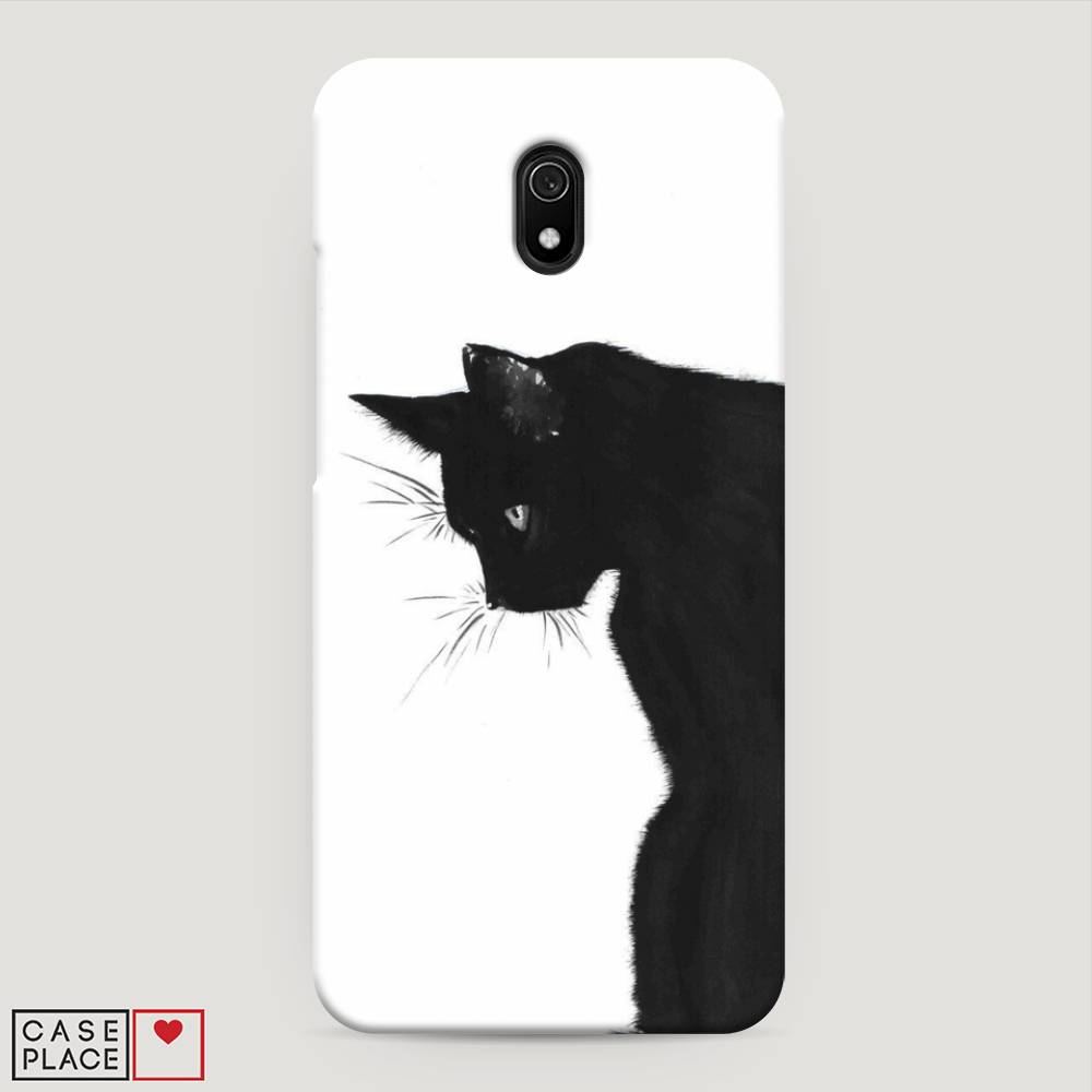 фото Пластиковый чехол "black cat" на xiaomi redmi 8a awog