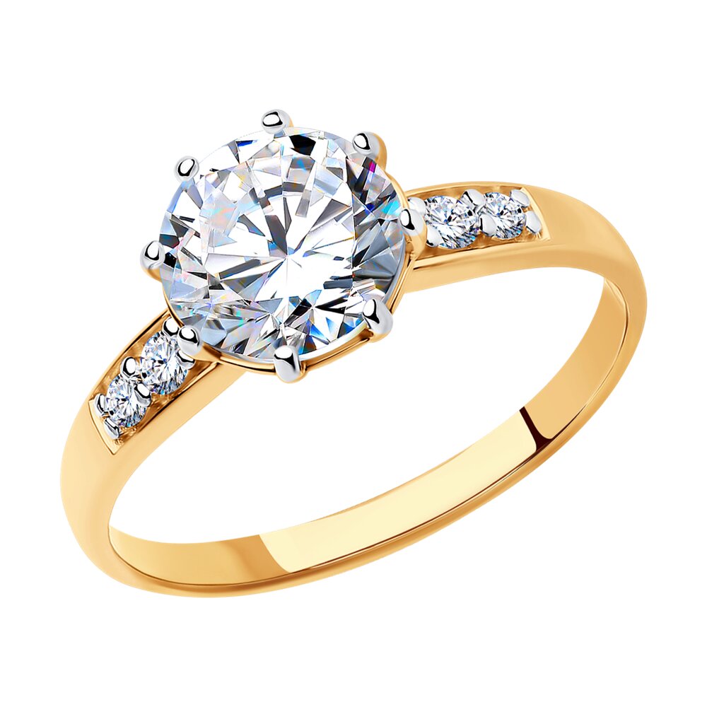 

Кольцо из серебра р. 19 SOKOLOV 93011031, фианит, 93011031