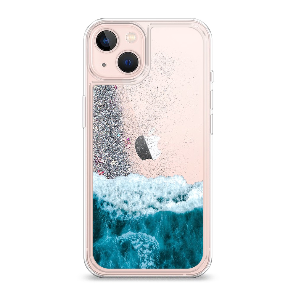 

Жидкий чехол с блестками "Морская пучина" на Apple iPhone 13, 14291-1
