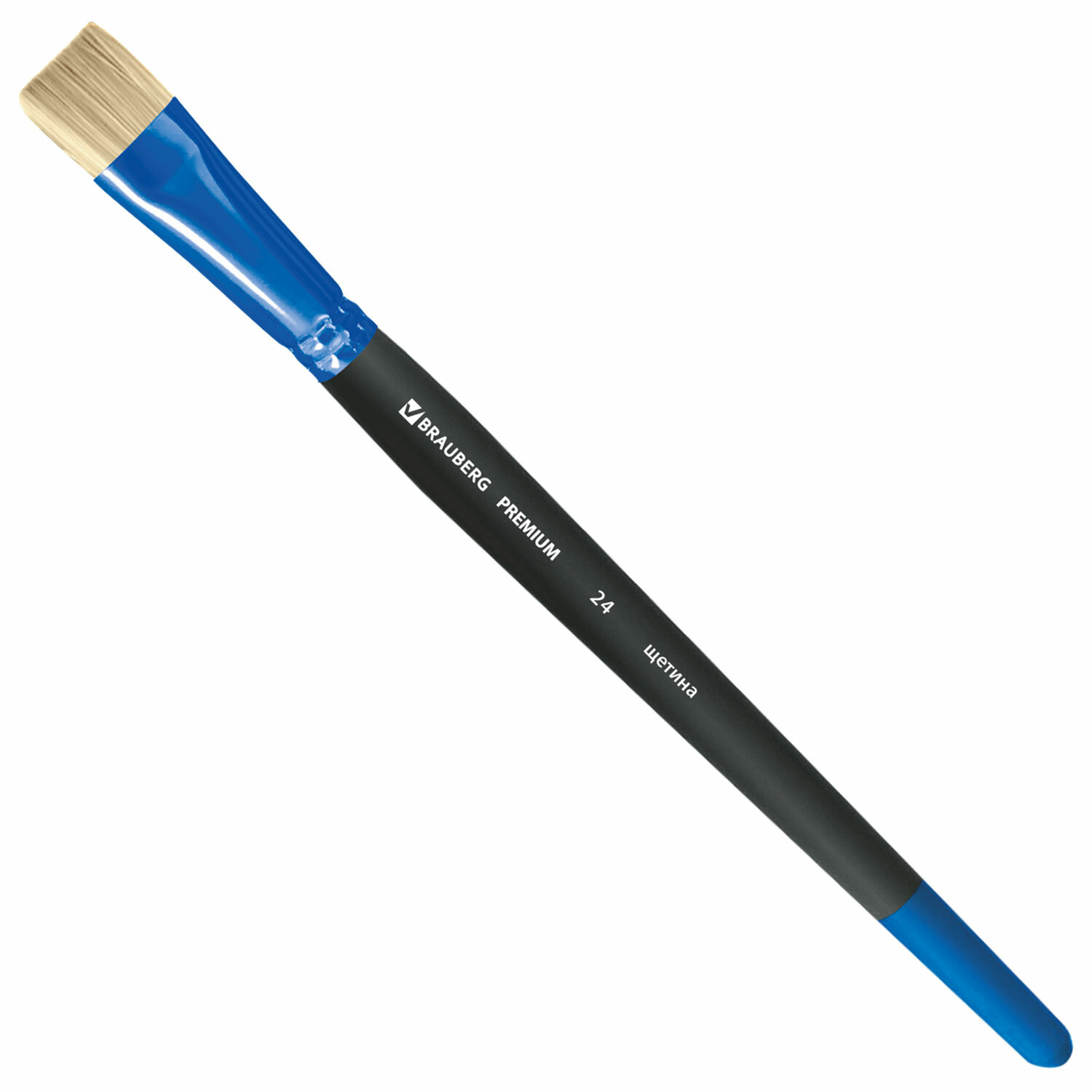 

Кисть для рисования Brauberg 200999, щетина, №24, комплект 15 шт., Бежевый, 200999