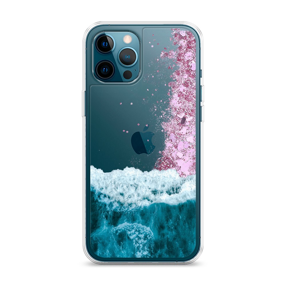 

Жидкий чехол с блестками "Морская пучина" на Apple iPhone 12 Pro Max, 12794-1
