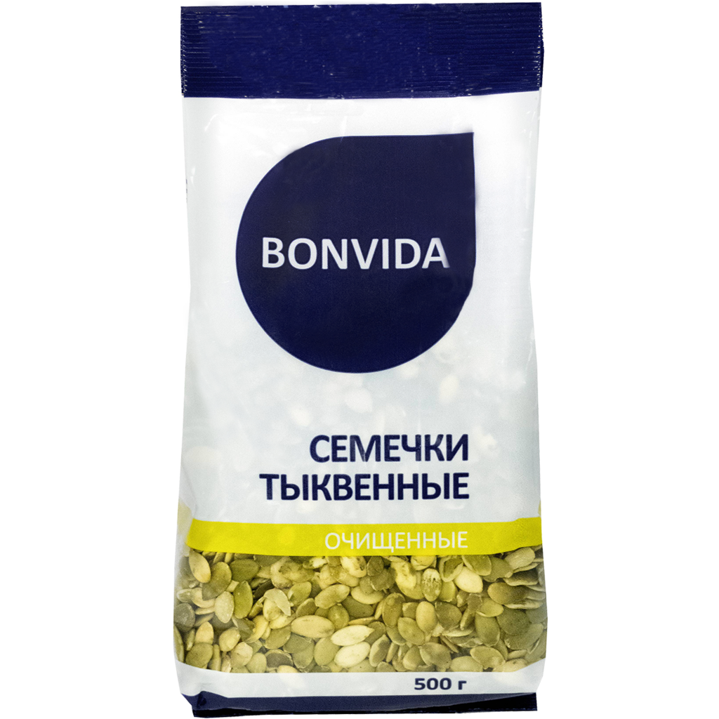 Семечки тыквенные Bonvida очищенные 500 г