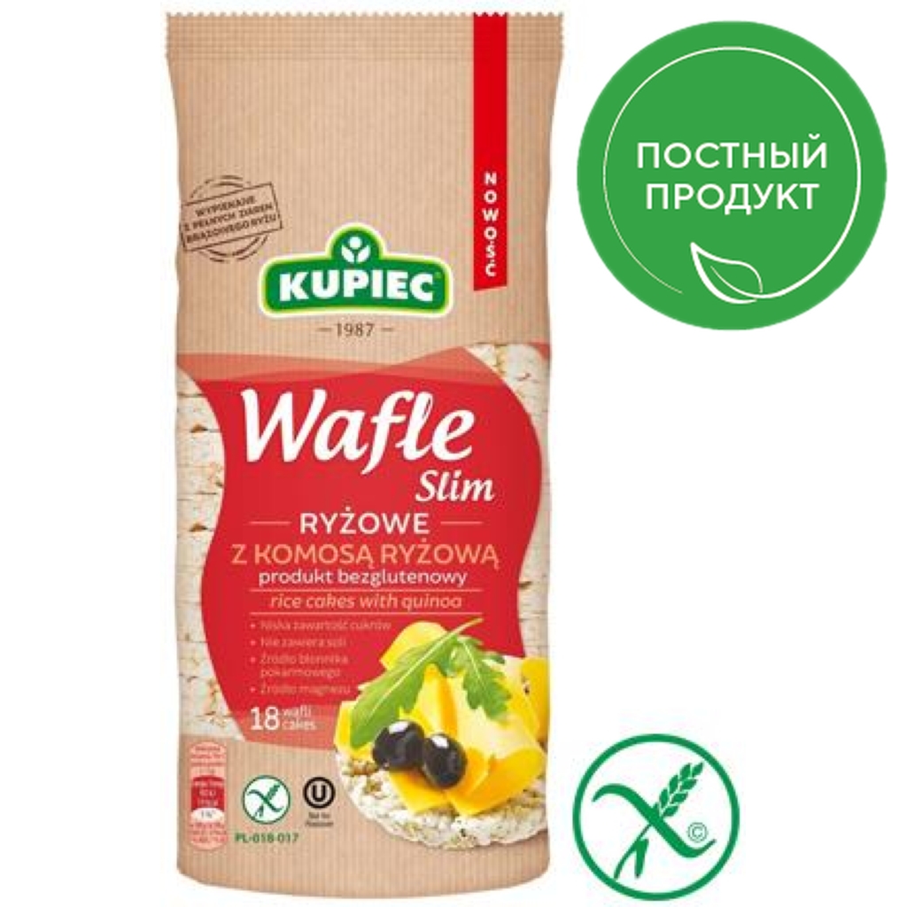 

Хлебцы Kupiec рисовые с киноа 90 г