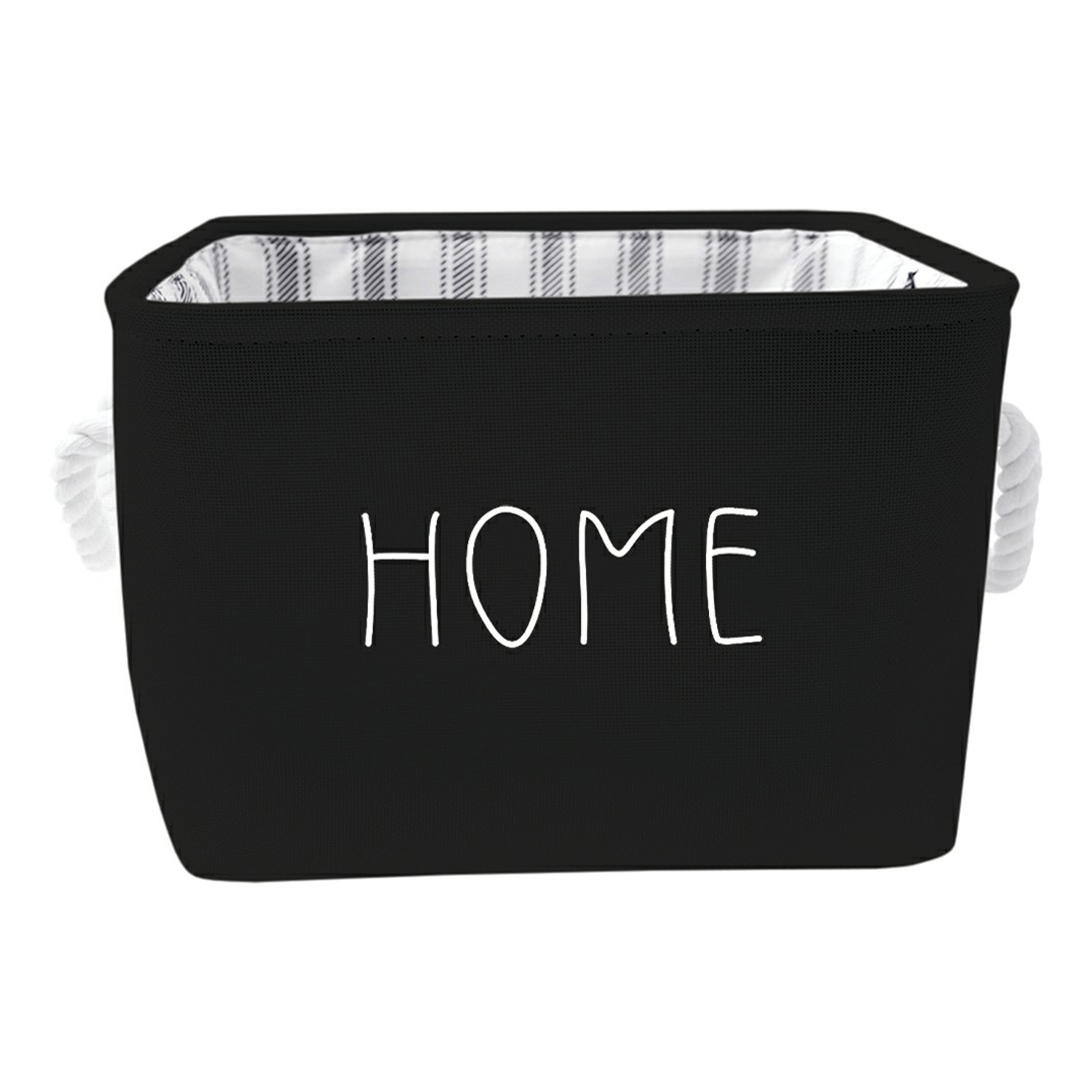 фото Корзина для хранения handy home black l