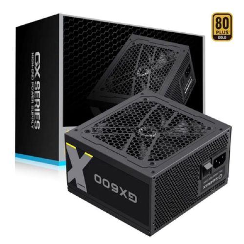 

Блок питания компьютера GAMEMAX GX-600 ATX 600W Black, Чёрный, GX-600