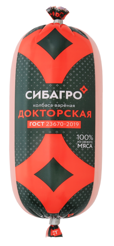 

Колбаса варёная Сибагро Докторская, охлаждённая, 450 г