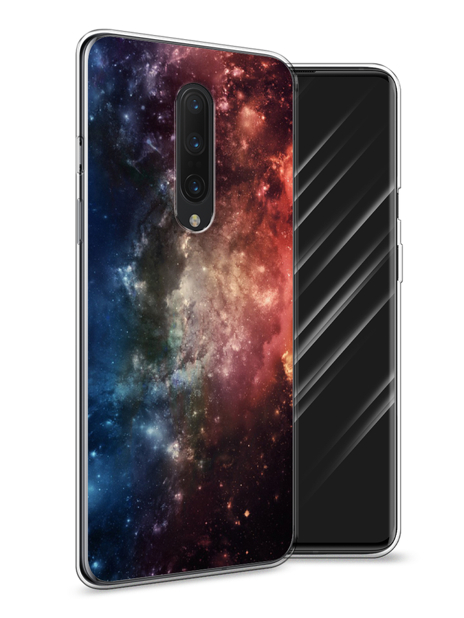 

Чехол Awog на OnePlus 8 / ВанПлас 8 "Космос", Синий;бежевый;красный, 151250-4