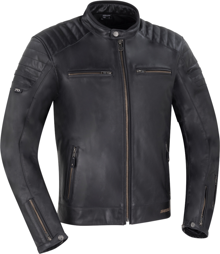 Куртка кожаная Segura STRIPE BLACK EDITION арт.SCB1550-S Black S