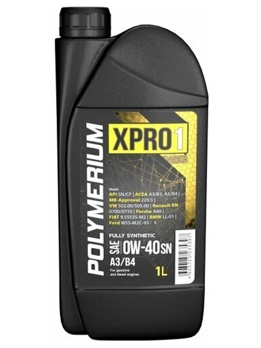 Моторное масло POLYMERIUM XPRO1 0W40 SN 1л
