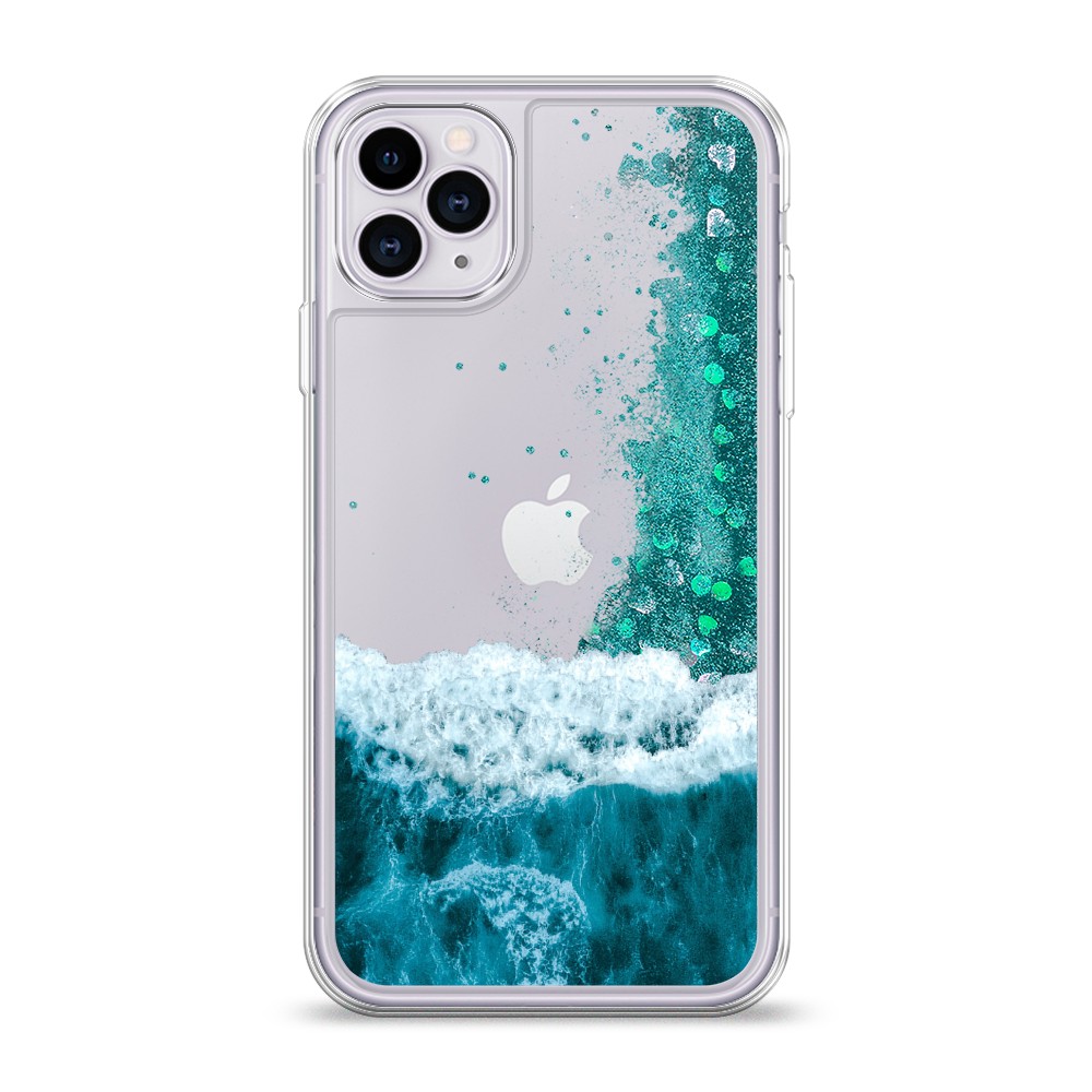 

Жидкий чехол с блестками "Морская пучина" на Apple iPhone 11 Pro, 12395-1