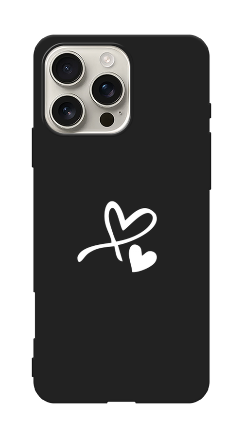 

Чехол Awog на Apple iPhone 16 Pro Max "Сердечко минимализм", Белый, 16352-1