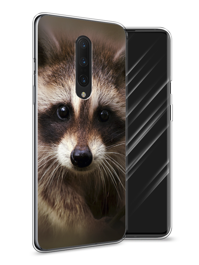 

Чехол Awog на OnePlus 8 / ВанПлас 8 "Енот", Коричневый, 151250-1