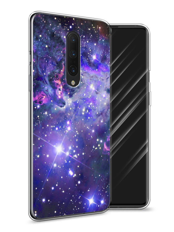 

Чехол Awog на OnePlus 8 / ВанПлас 8 "Яркая галактика", Фиолетовый, 151250-4
