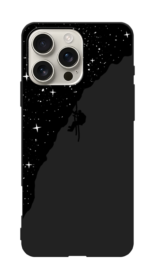 

Чехол Awog на Apple iPhone 16 Pro Max "Скалолаз в космосе", Черный;белый;бежевый, 16352-1