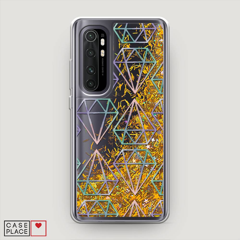 

Чехол Awog на Xiaomi Mi Note 10 Lite "Бриллианты голографика", Разноцветный, 38490-1