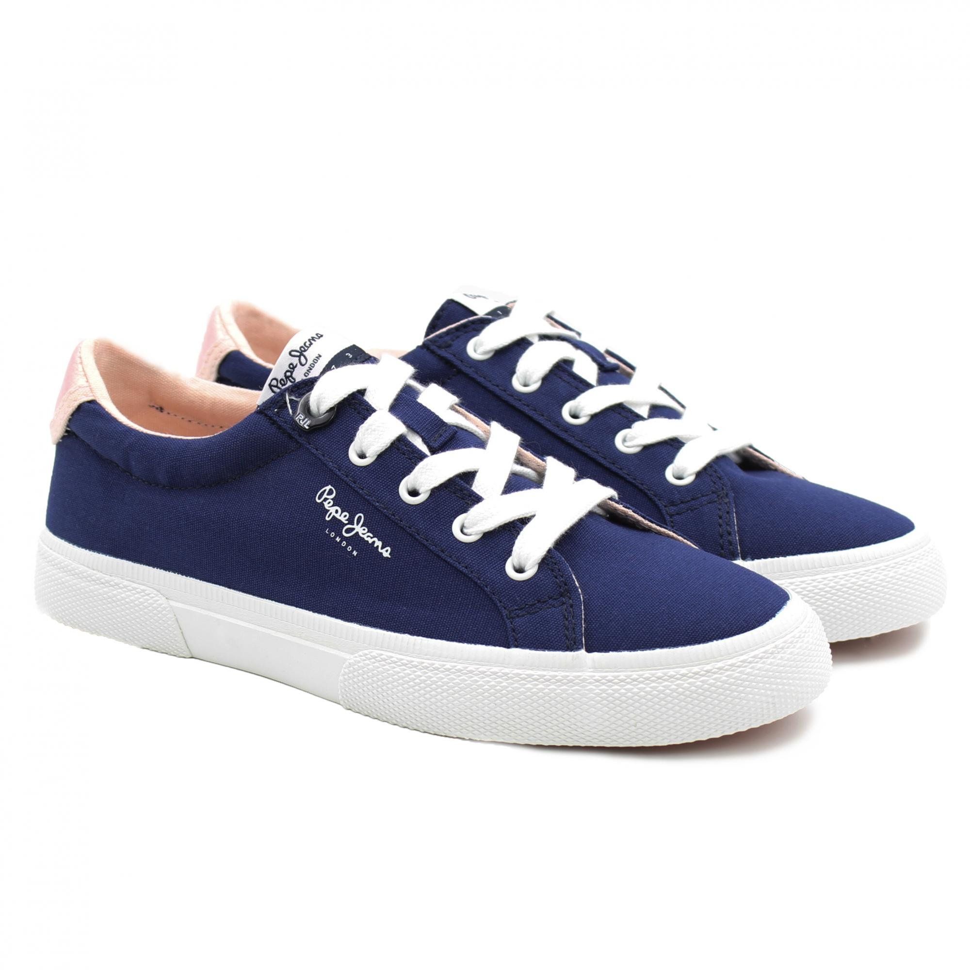 

Кеды женские Pepe Jeans London KENTON BASS PLS31169 синие 37 EU, KENTON BASS PLS31169