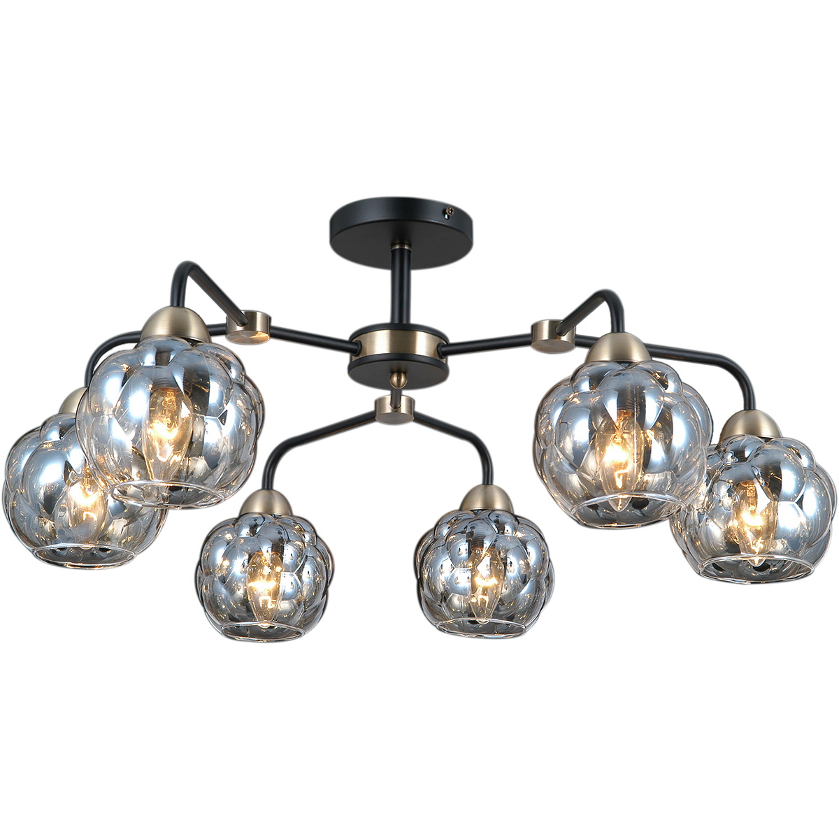 

Люстра потолочная illumico IL0447-6CSQ-79 BK