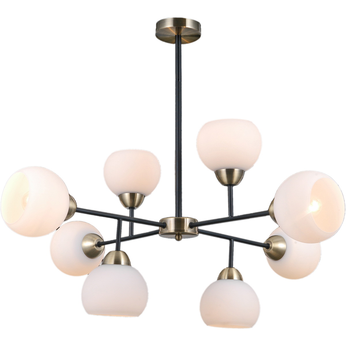

Люстра потолочная illumico IL0440-8PSQ-79 AB BK