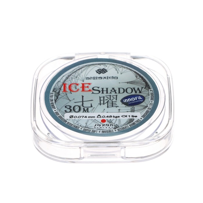 Леска Shii Saido Ice Shadow, L-30 м, d-0,261 мм, test-5,39 кг, прозрачная/10/400/