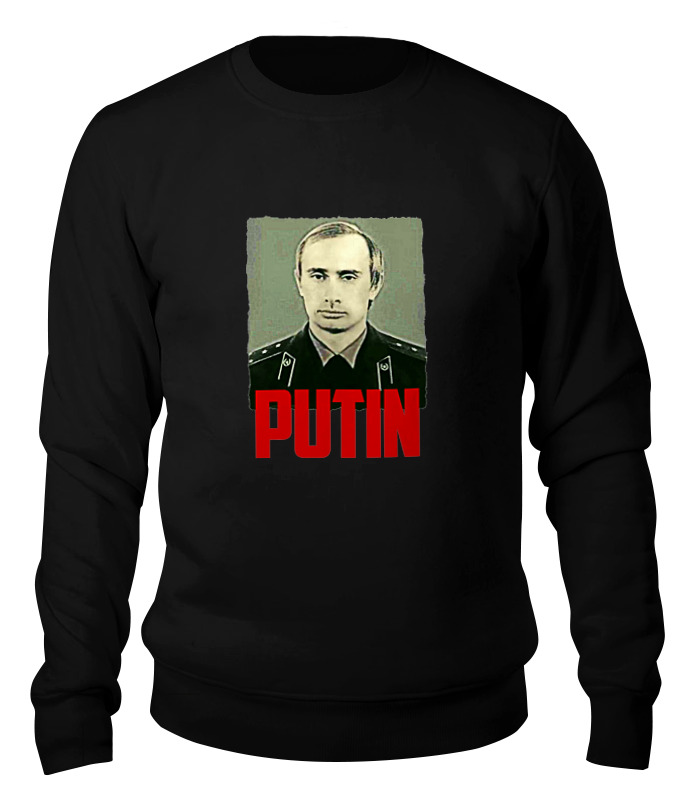 

Свитшот унисекс Printio Putin черный S, Putin
