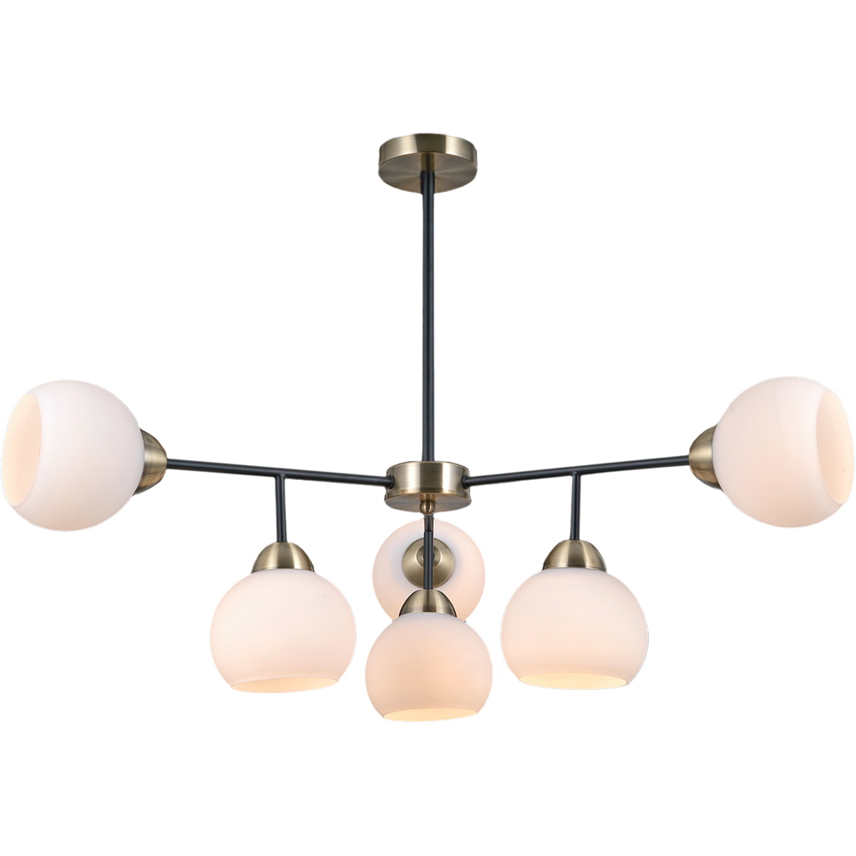 

Люстра потолочная illumico IL0440-6PSQ-79 AB BK