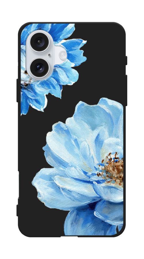 

Чехол Awog на Apple iPhone 16 Plus "Голубые клематисы", Голубой, 16152-1