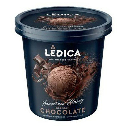 

Мороженое пломбир Ledica Бельгийский шоколад 300 г