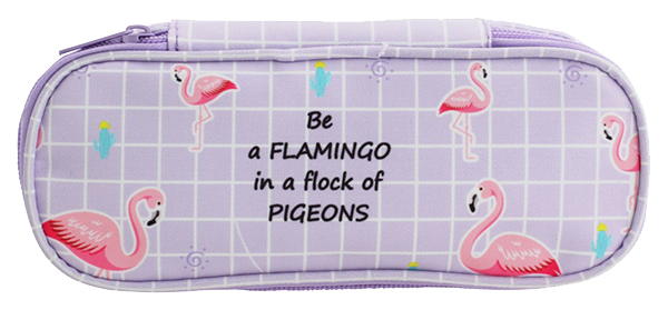 Пенал-футляр Лента Be a Flamingo 17,5 х 8,5 х 2 см
