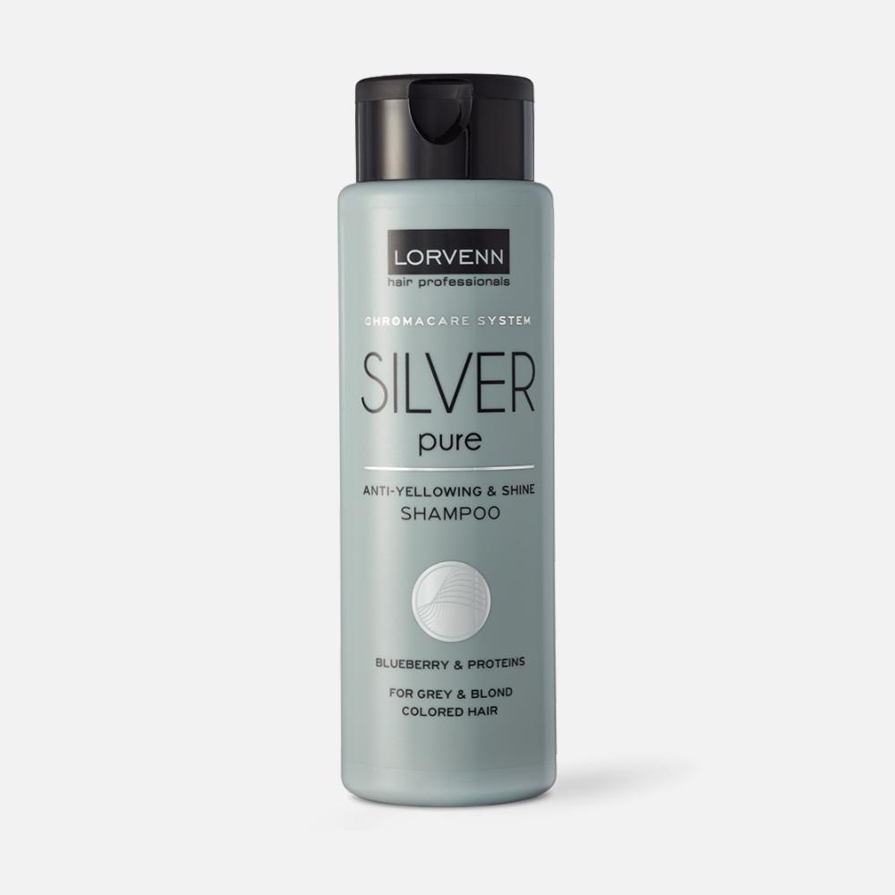 фото Шампунь silver pure для блондированных волос lorvenn hair professionals 300 мл