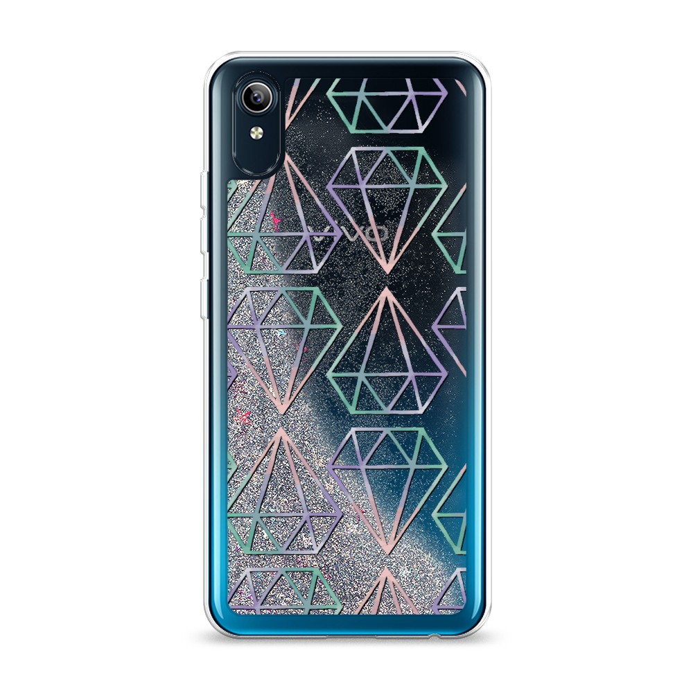 

Чехол Awog на Vivo Y91c/Y1s "Бриллианты голографика", Разноцветный, 262891-1