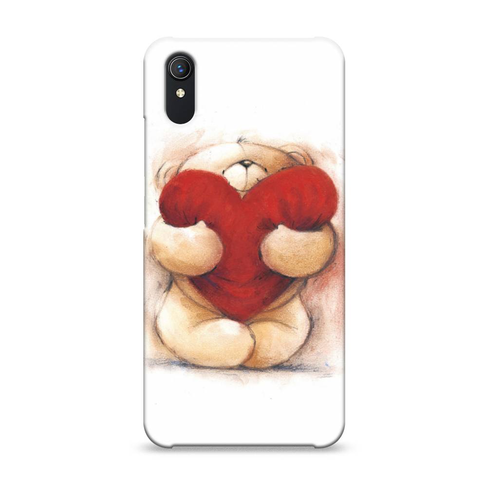 

Пластиковый чехол "Мишка с сердцем 1" на Vivo Y1s, 263220-5