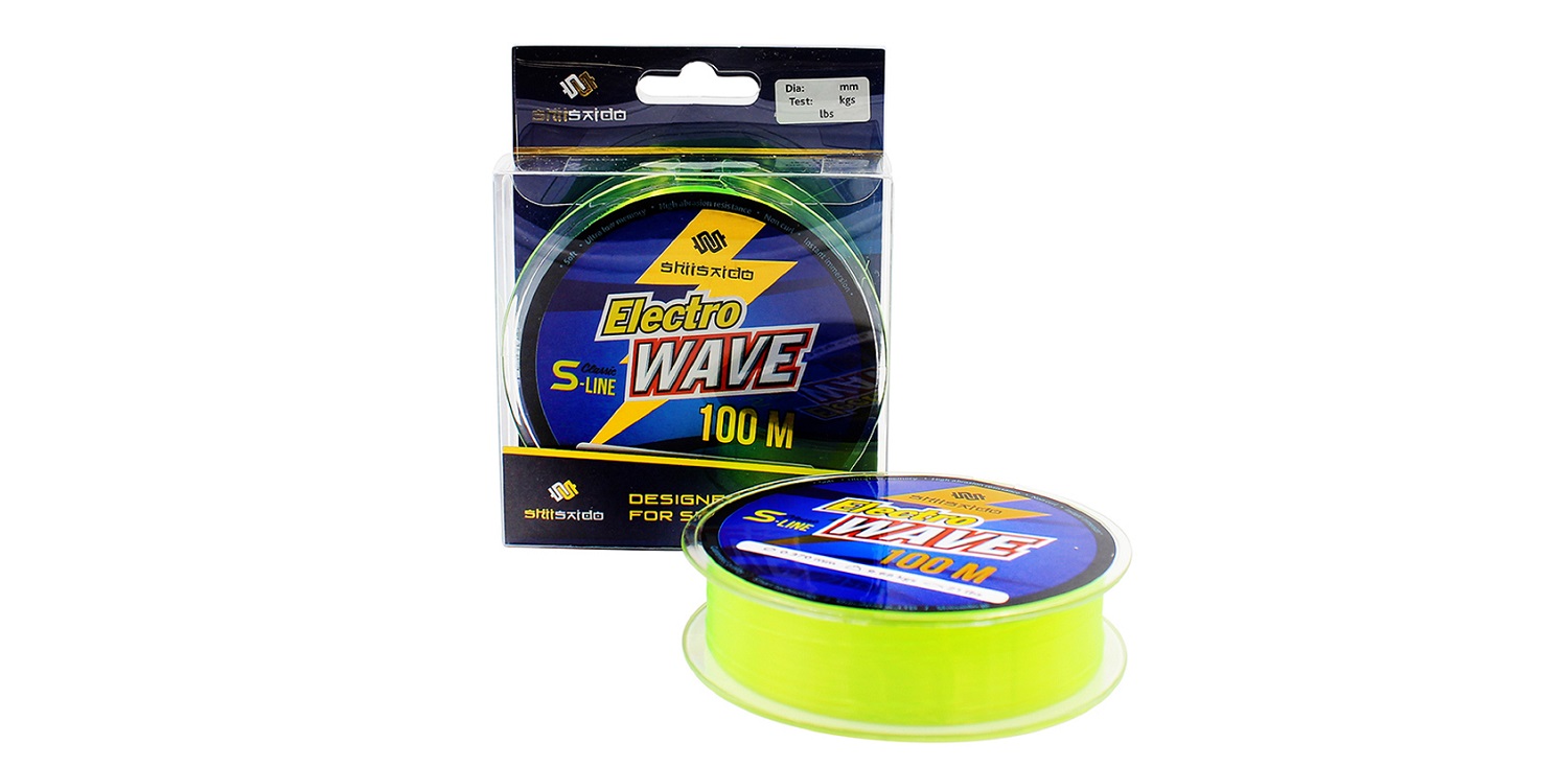 

Леска Shii Saido Electro wave, L-100 м, d-0,128мм, test-1,29 кг, желтая/100/, Желтый