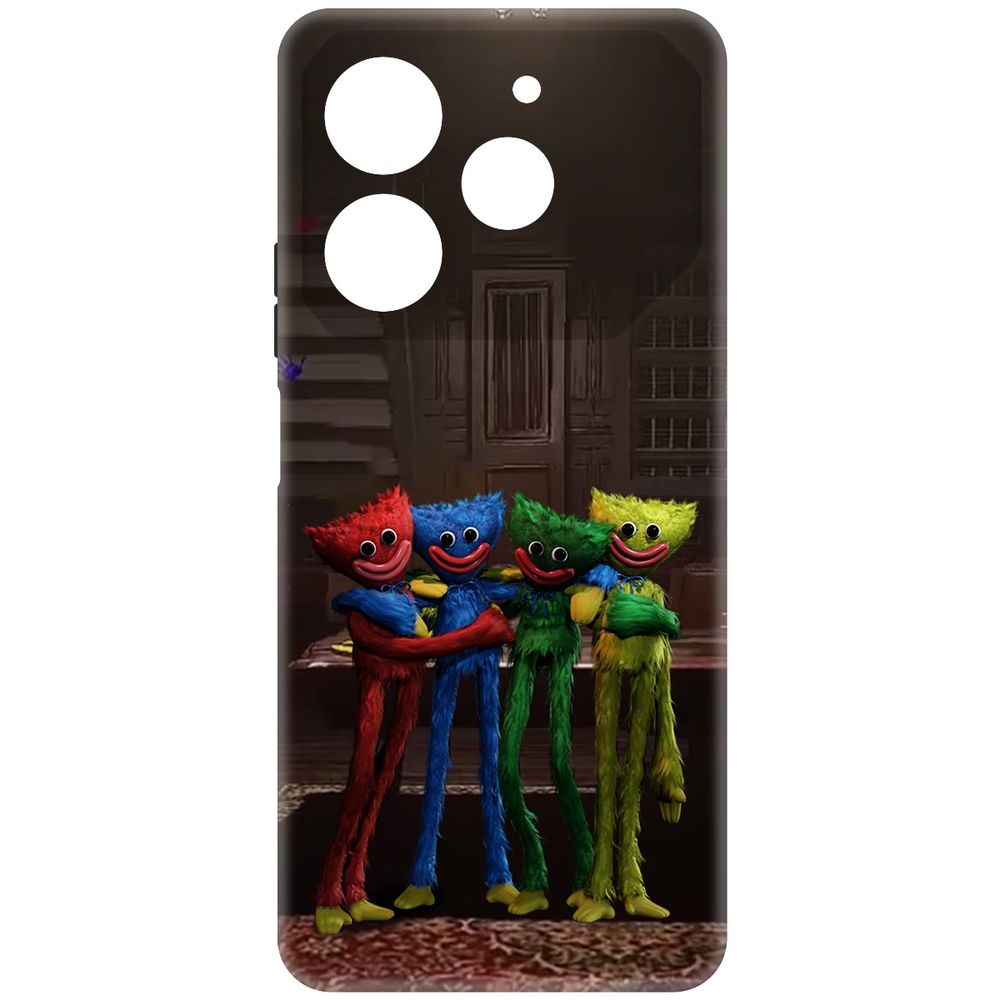 

Чехол-накладка Krutoff Soft Case Хаги Ваги - Мини-Хаги для TECNO Pova 6 Neo черный