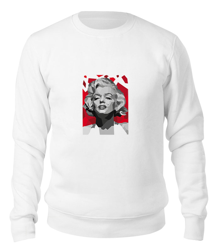 

Свитшот унисекс Printio Мэрилин монро (marilyn monroe) белый S, Мэрилин монро (marilyn monroe)