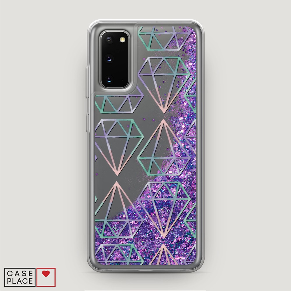 

Чехол Awog на Samsung Galaxy S20 "Бриллианты голографика", Разноцветный, 29292-1