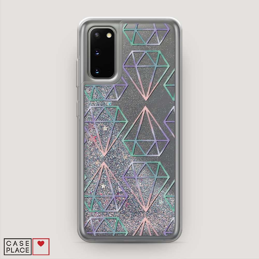 

Чехол Awog на Samsung Galaxy S20 "Бриллианты голографика", Разноцветный, 29291-1