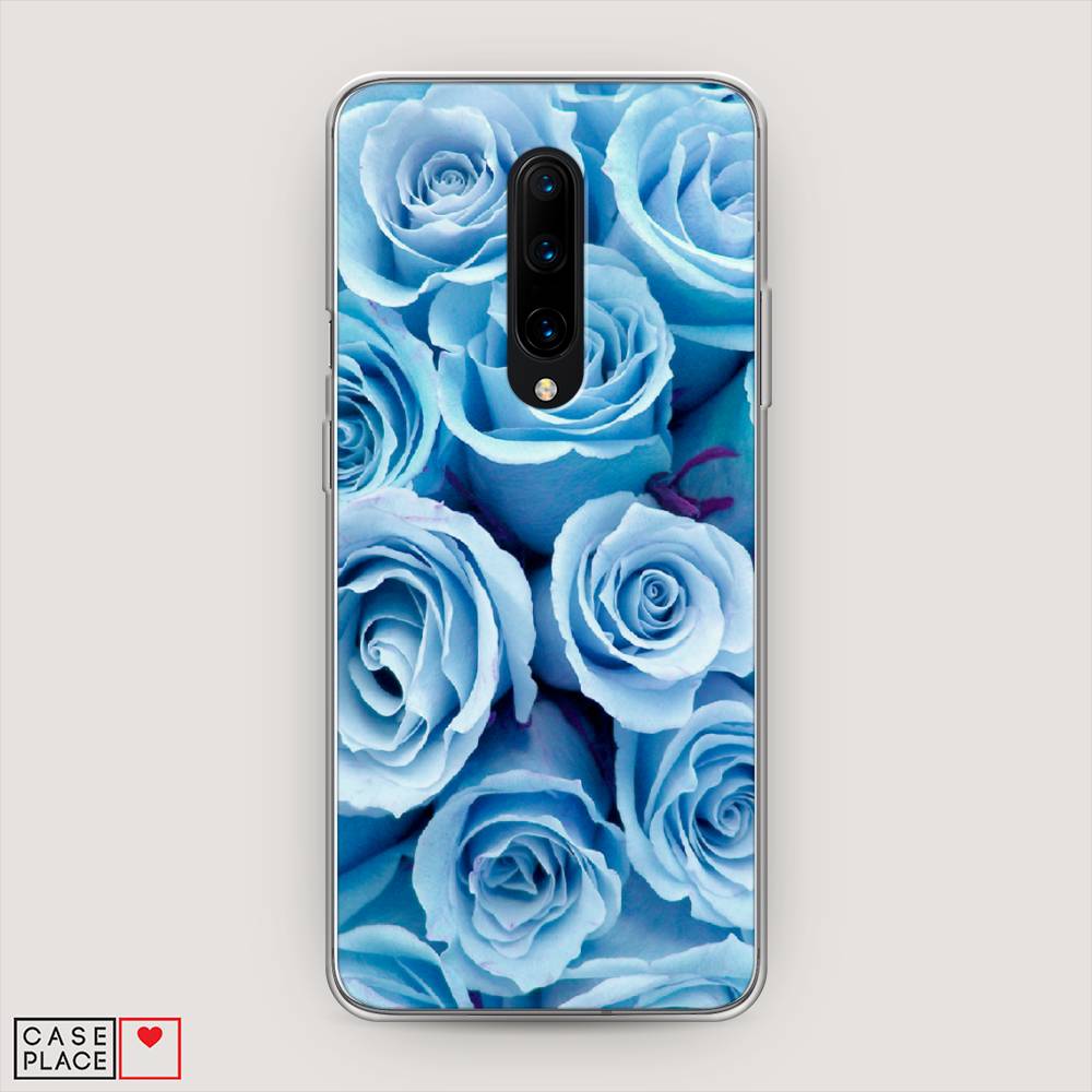 

Чехол Awog на OnePlus 8 / ВанПлас 8 "Лазурные розы", Голубой, 151250-8