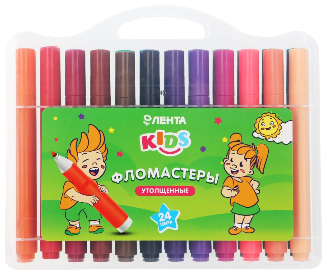 фото Фломастеры лента kids 24 шт.