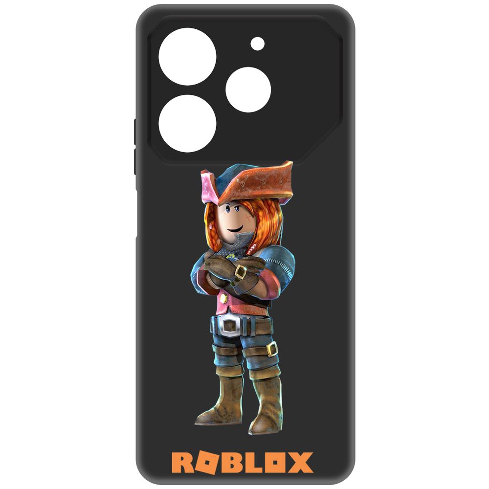 

Чехол-накладка Krutoff Soft Case Roblox-Эзебель для TECNO Pova 6 Neo черный