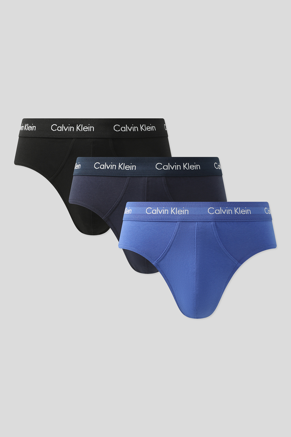 Комплект трусов мужских Calvin Klein 0000U2661G разноцветных M 3 шт