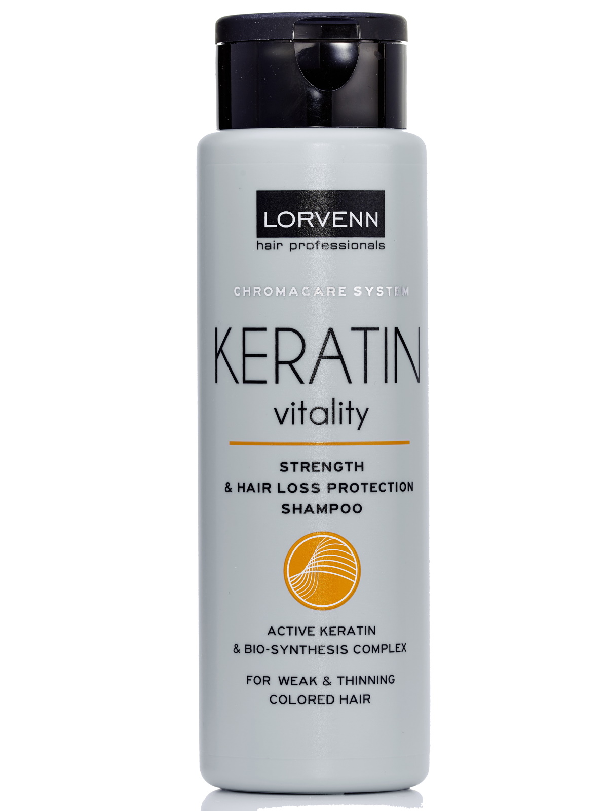 Купить Шампунь KERATIN VITALITY для восстановления волос LORVENN HAIR PROFESSIONALS 100 мл