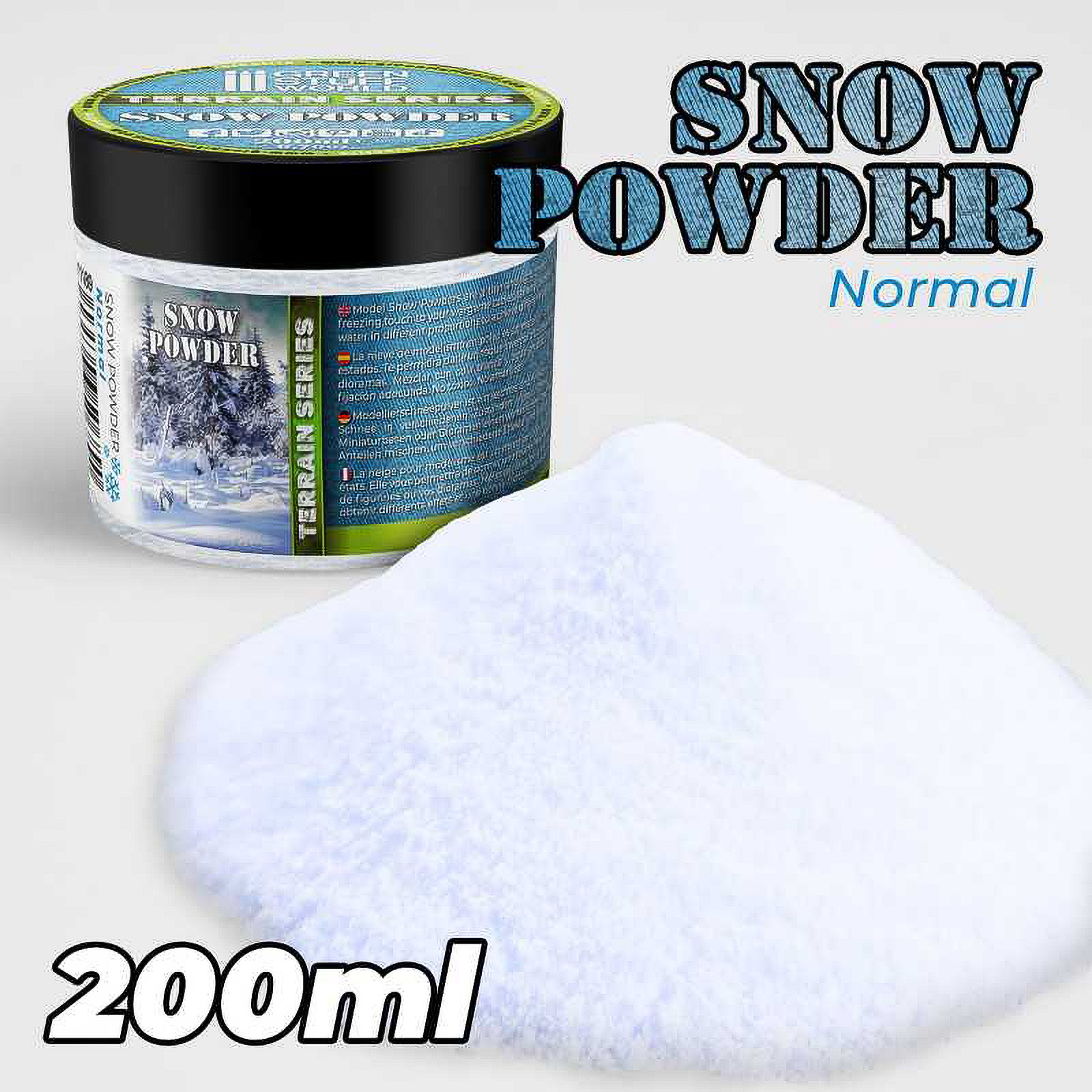

Снег для моделирования Green Stuff World Snow Powder Normal 200 мл, Snow Powder