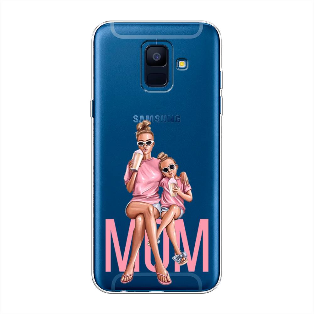 

Чехол Awog на Samsung Galaxy A6 "Lovely mom", Синий;бежевый;розовый, 25950-7