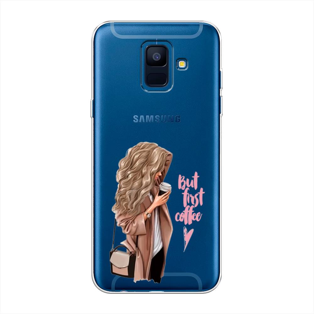 

Чехол Awog "Девушка с кофе" для Samsung Galaxy A6