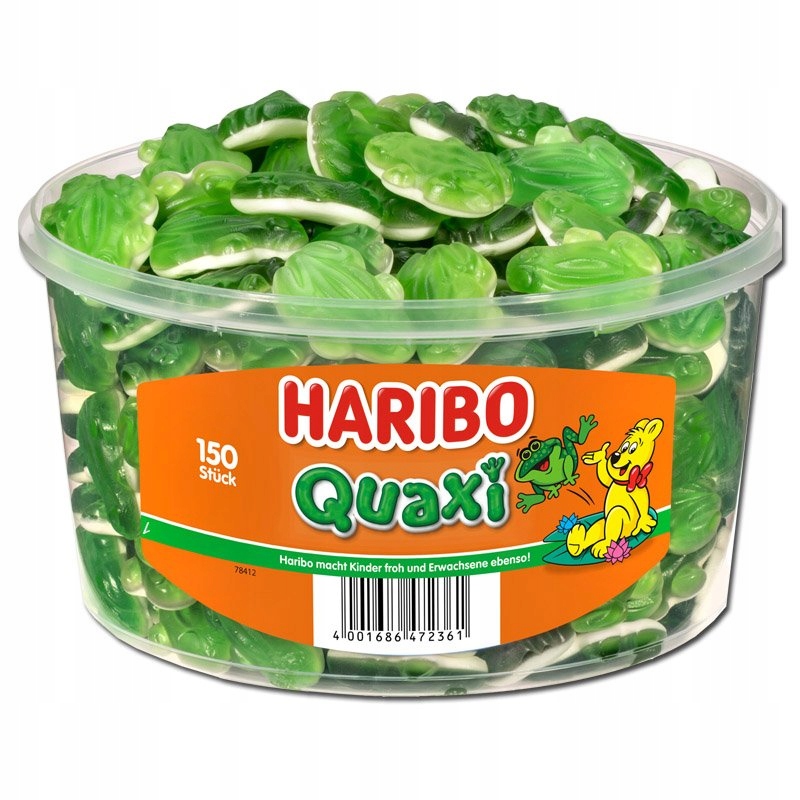 HARIBO мармелад Quaxi Лягушки 1050 гр