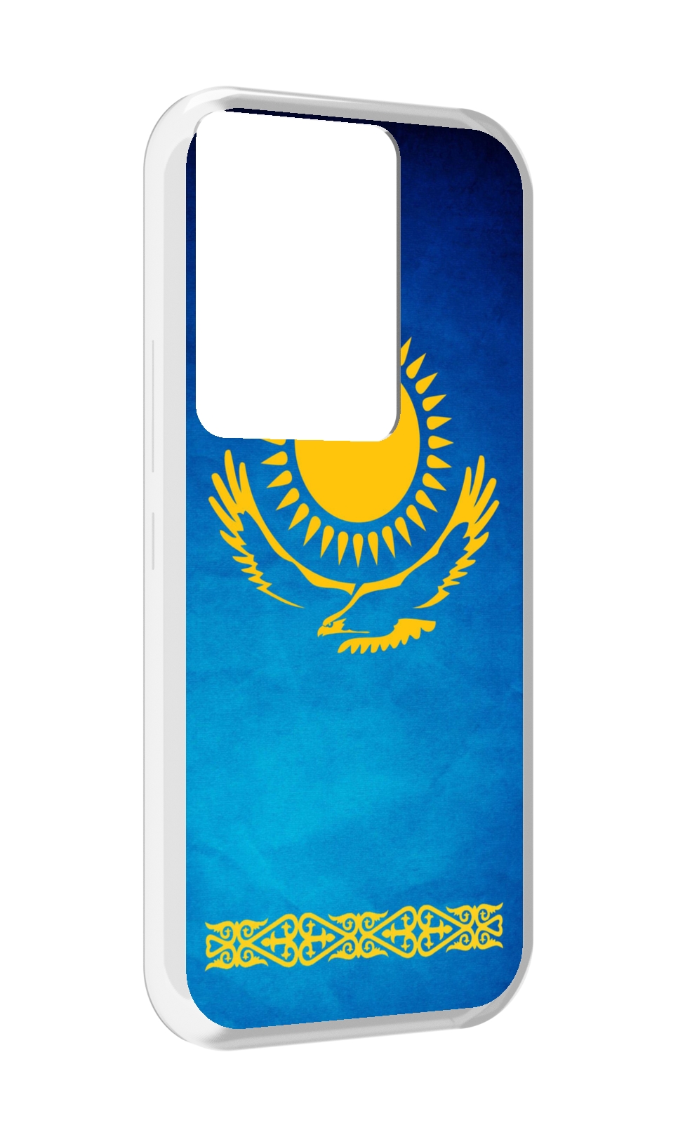 

Чехол MyPads герб и флаг казахстана для Itel Vision 3 Plus / Itel P38 Pro, Прозрачный, Tocco
