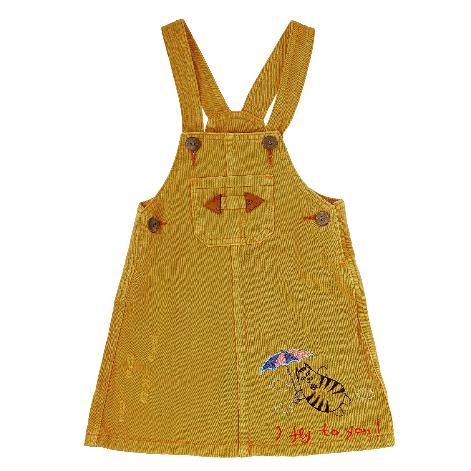 

Сарафан детский Bonito kids OP898 цв. горчичный р. 116, OP898