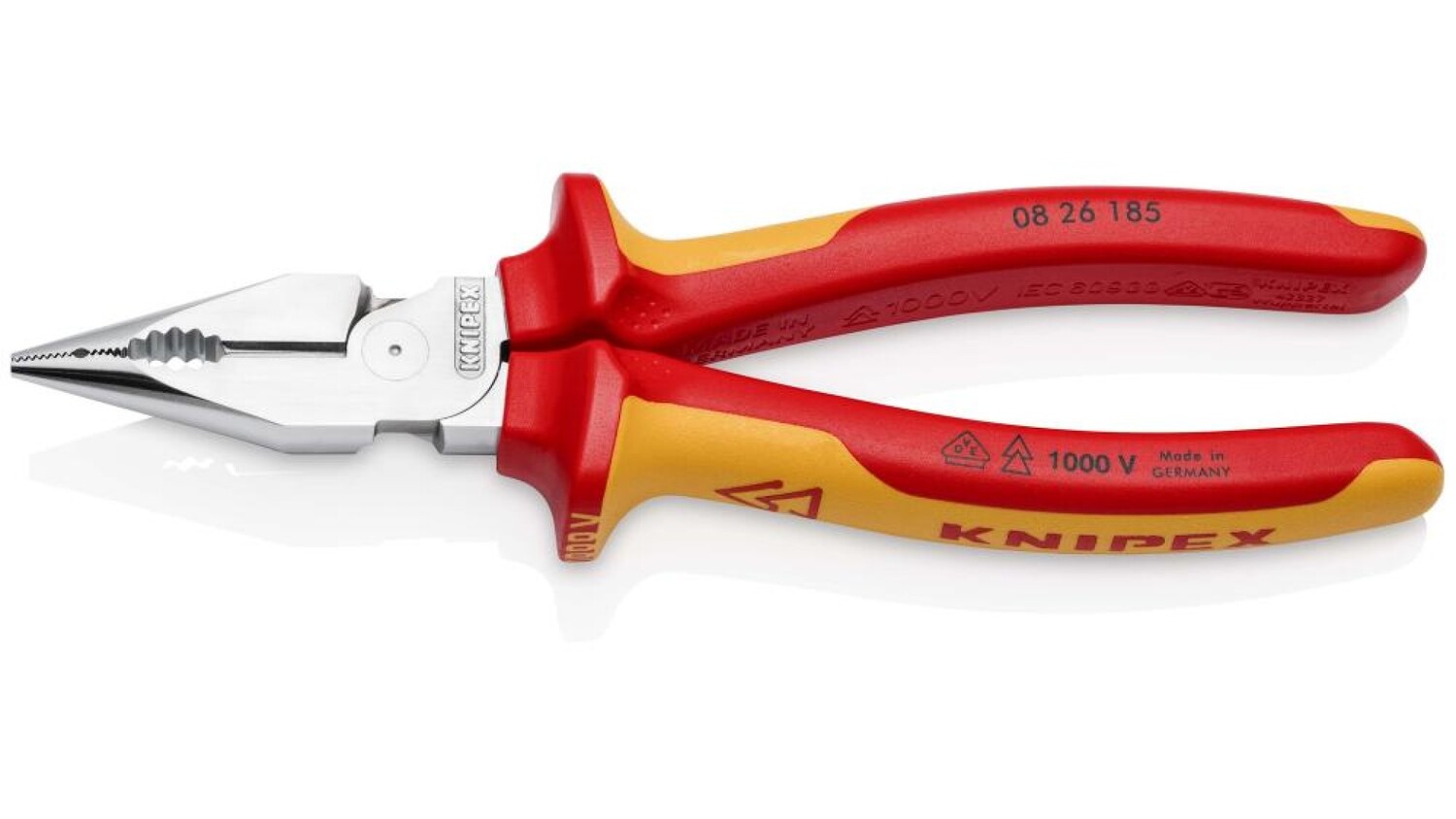 

Плоскогубцы Knipex KN-0826185, длина 185 мм, KN-0826185