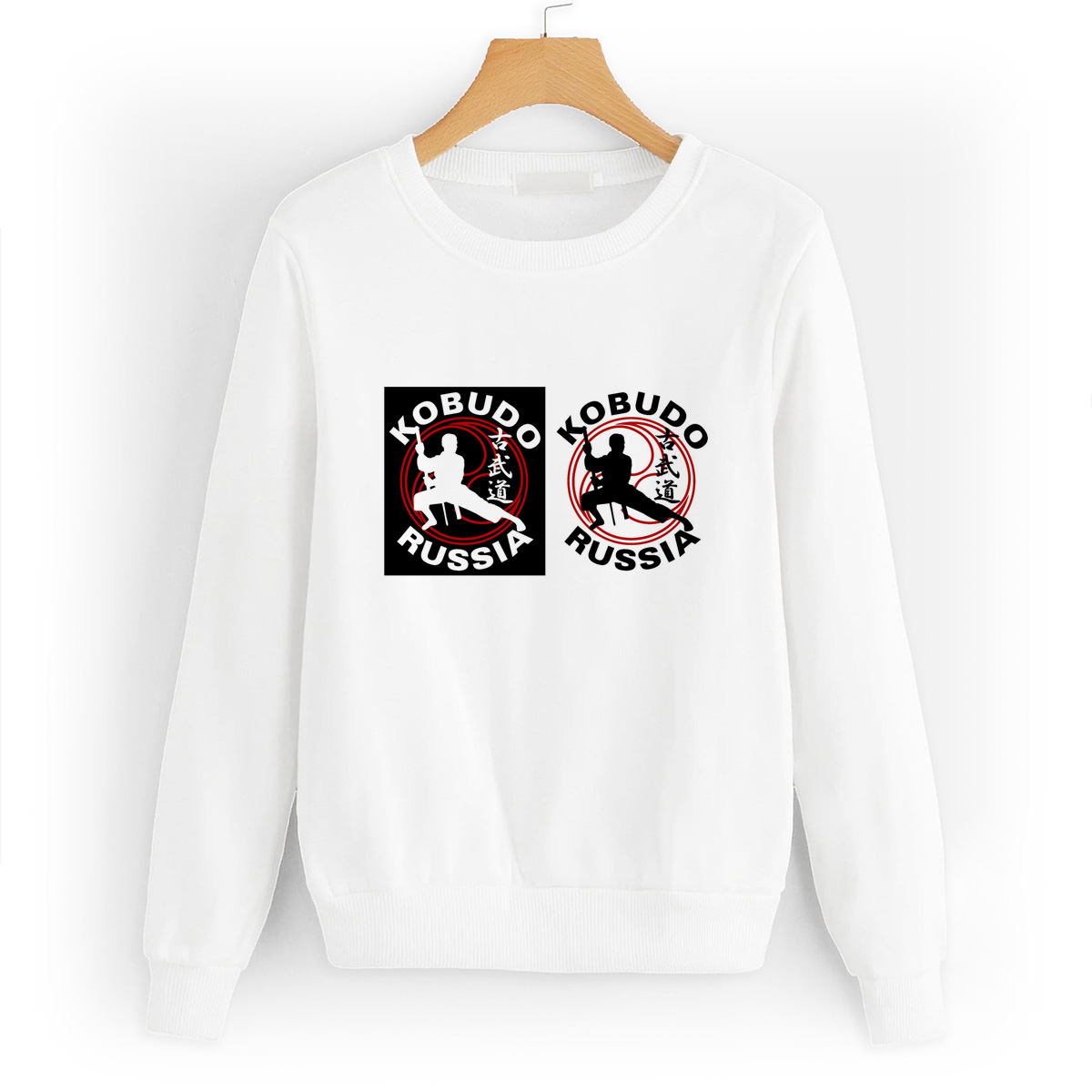 

Свитшот белый CoolPodarok Kobudo Russia (кобудо), W0113446