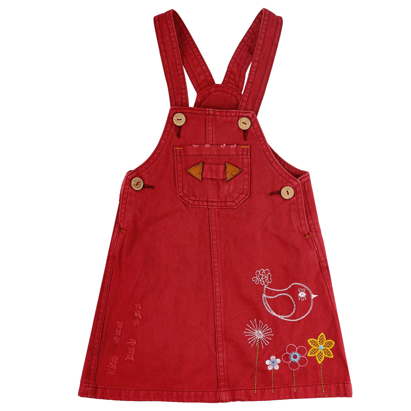 

Сарафан детский Bonito kids OP898 цв. бордовый р. 104, OP898